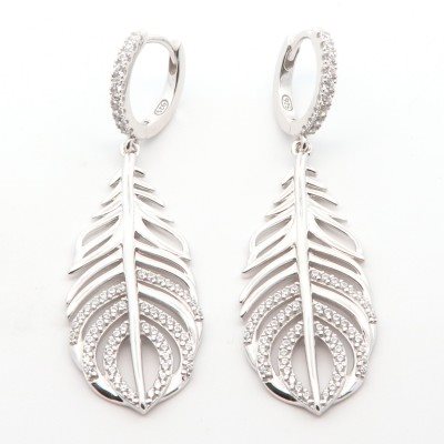 Orecchini Domar Gioielli Donna Orecchino argento 925 in Argento Cubic Zirconia EZC117904 - EZC117904